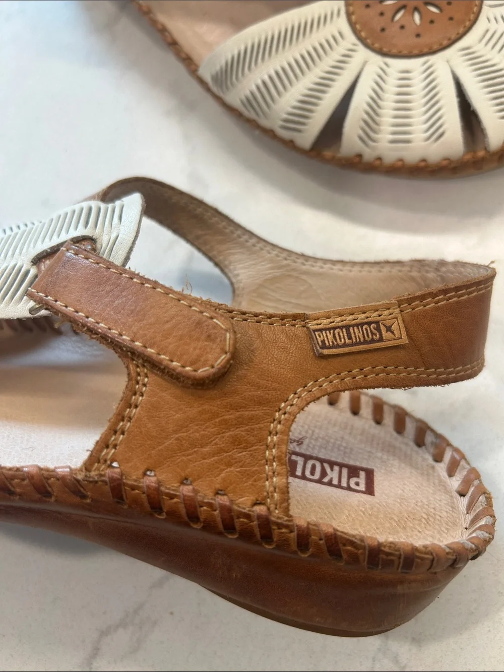 PIKOLINOS WOMEN'S P. VALLARTA Sandals Coastal Leather Comfort Size 38 / 8.5
